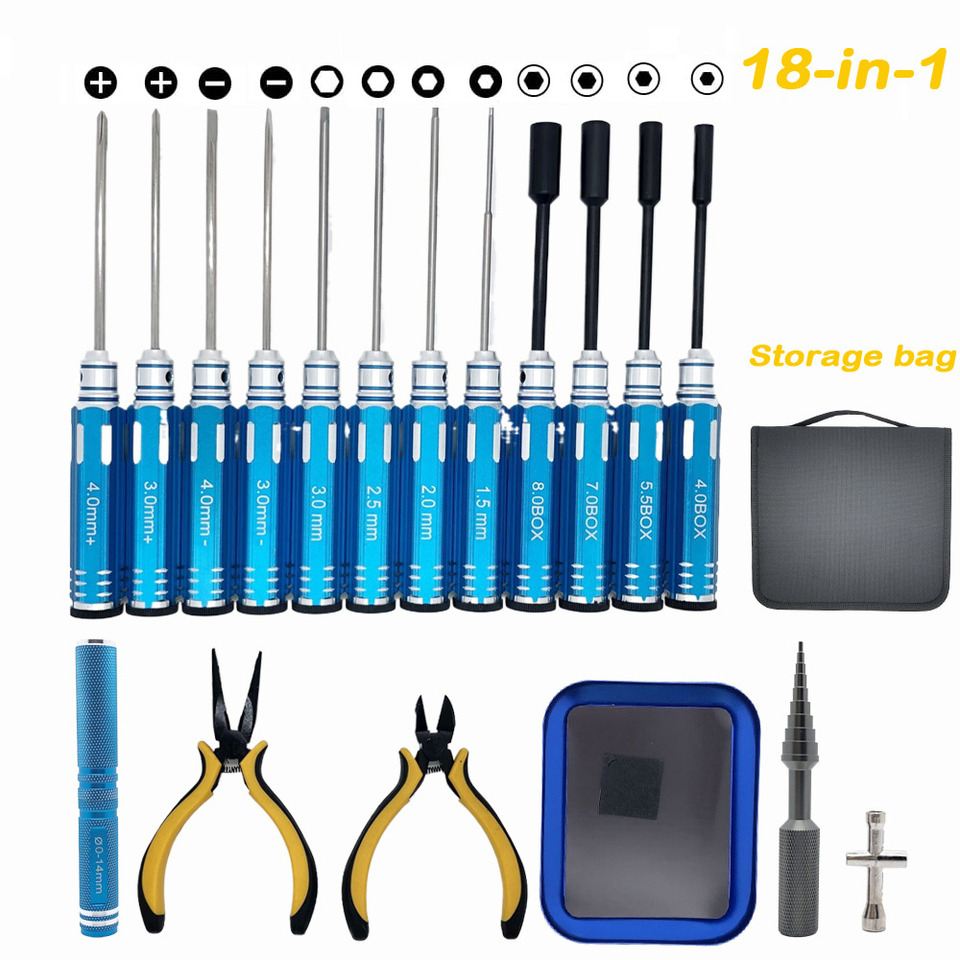 Набор инструментов RC 18 в 1:  – обзор и цена Socket Set